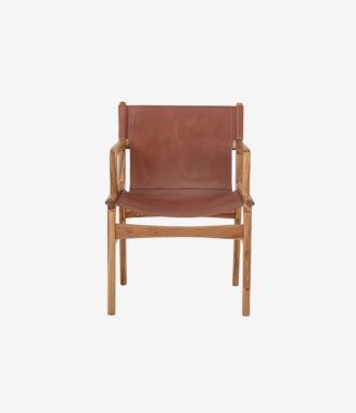 Leather Wood Chair